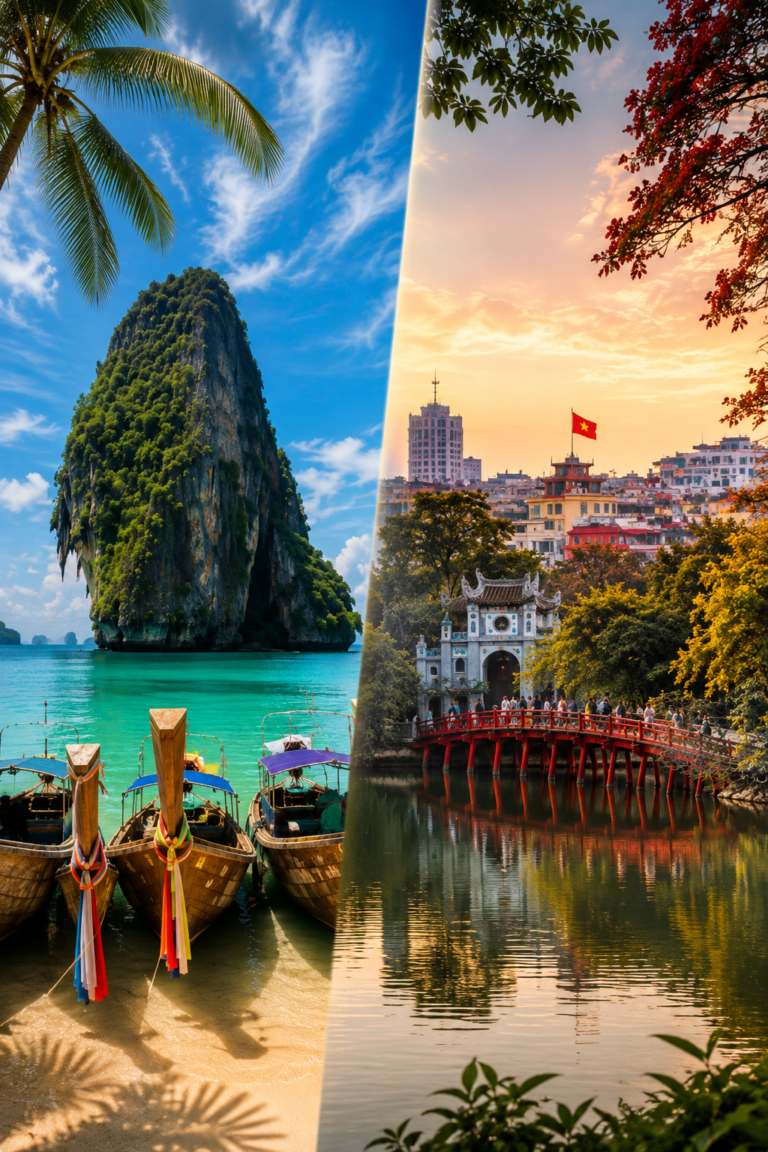 Phuket, Thailand, Vietnam